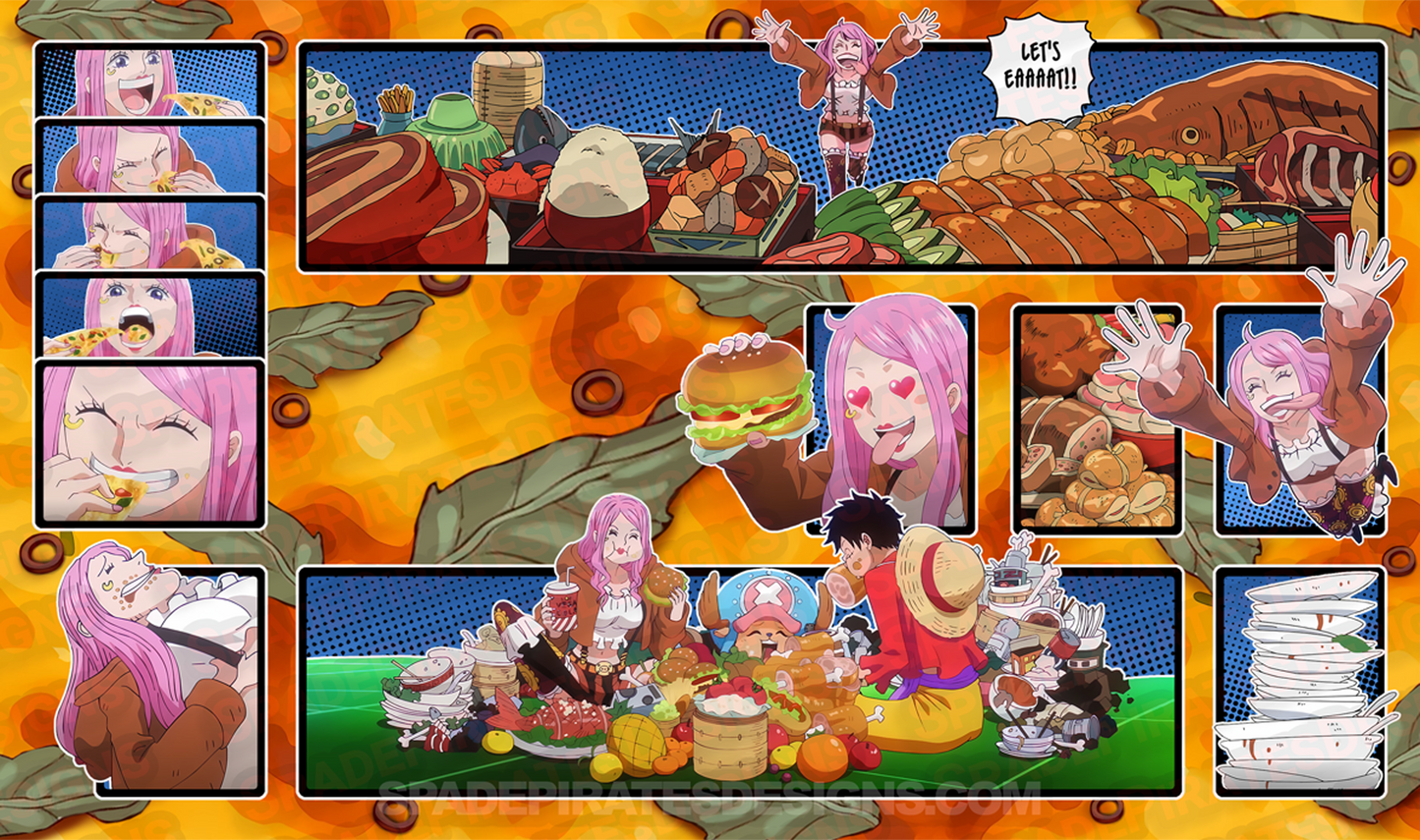 One Piece TCG Bonney Food Playmat Version 3