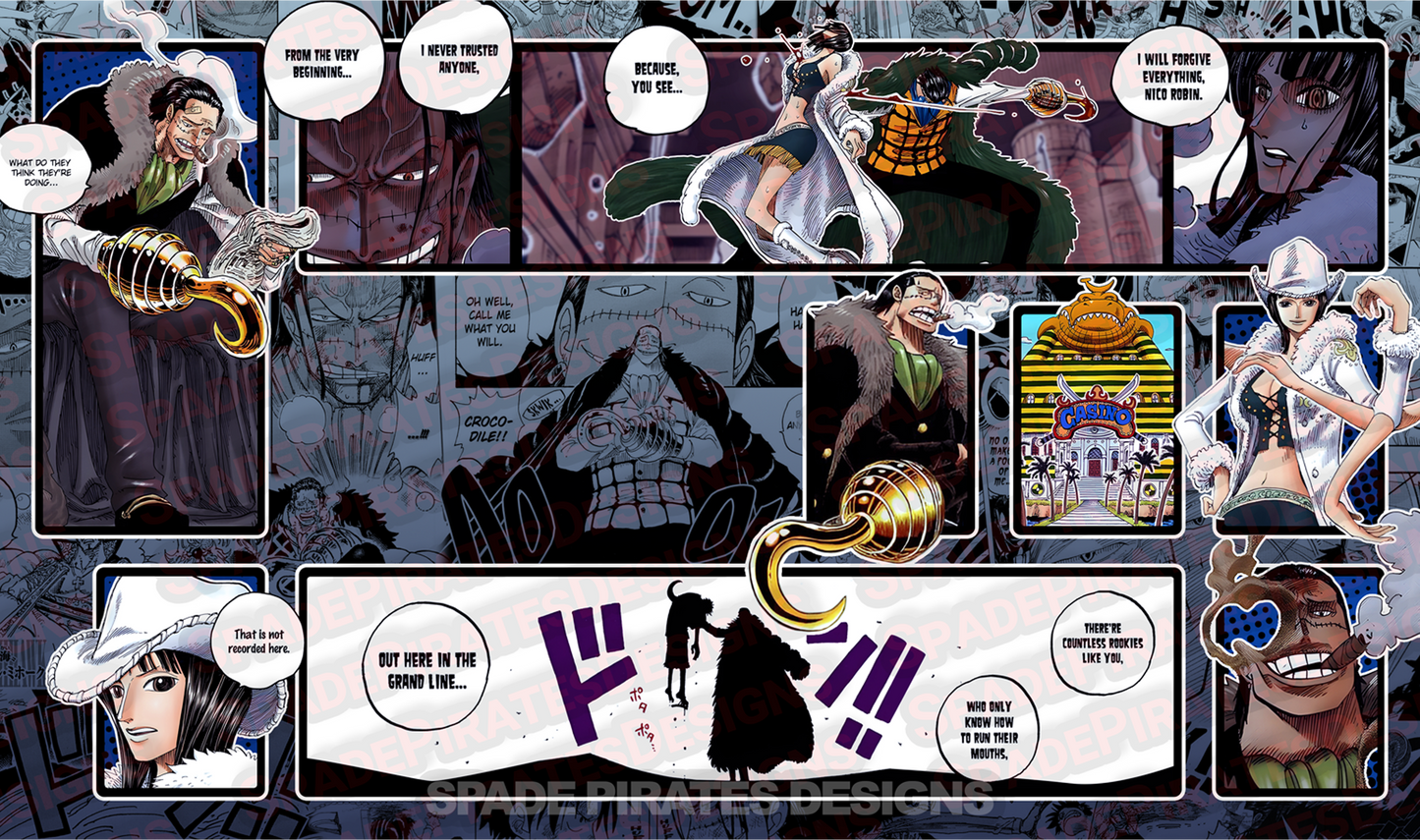 One Piece TCG Crocodile & Miss All Sunday Playmat