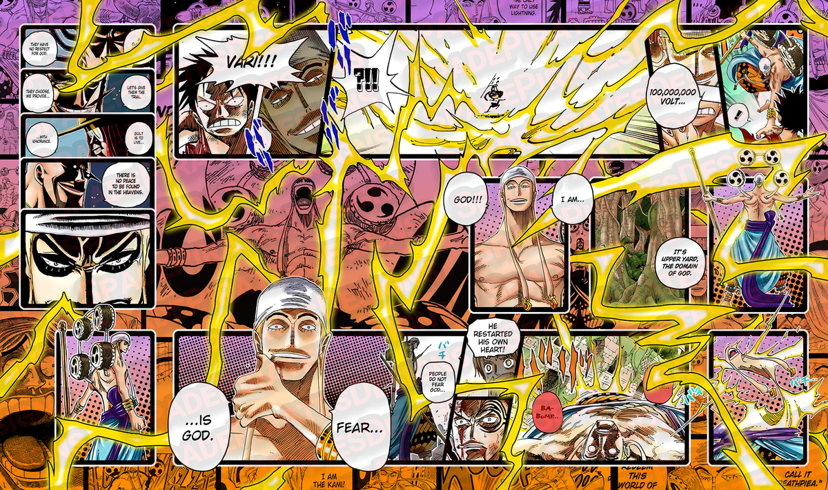 One Piece TCG Enel Playmat