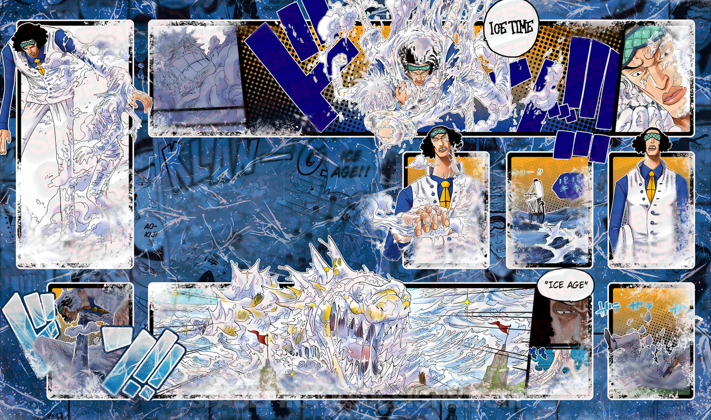 One Piece TCG Kuzan Playmat