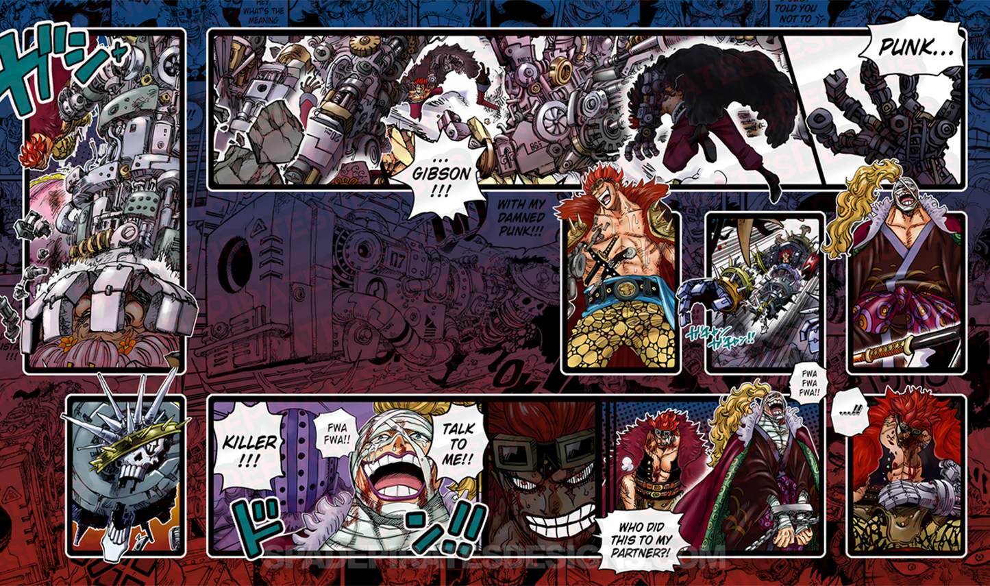 One Piece TCG Eustass Kid Playmat Version 3