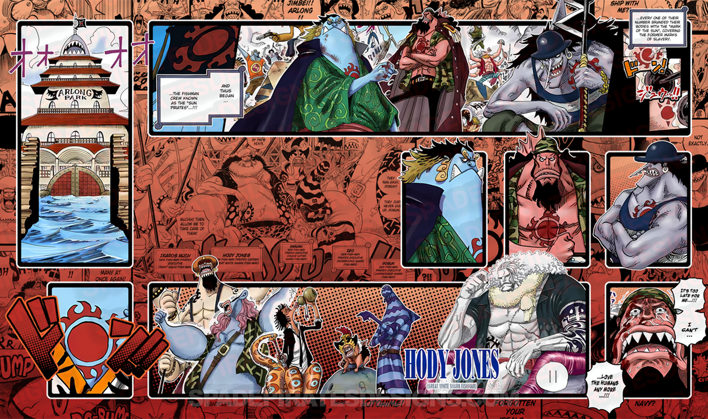 One Piece TCG Fishmen (Jinbe) Playmat
