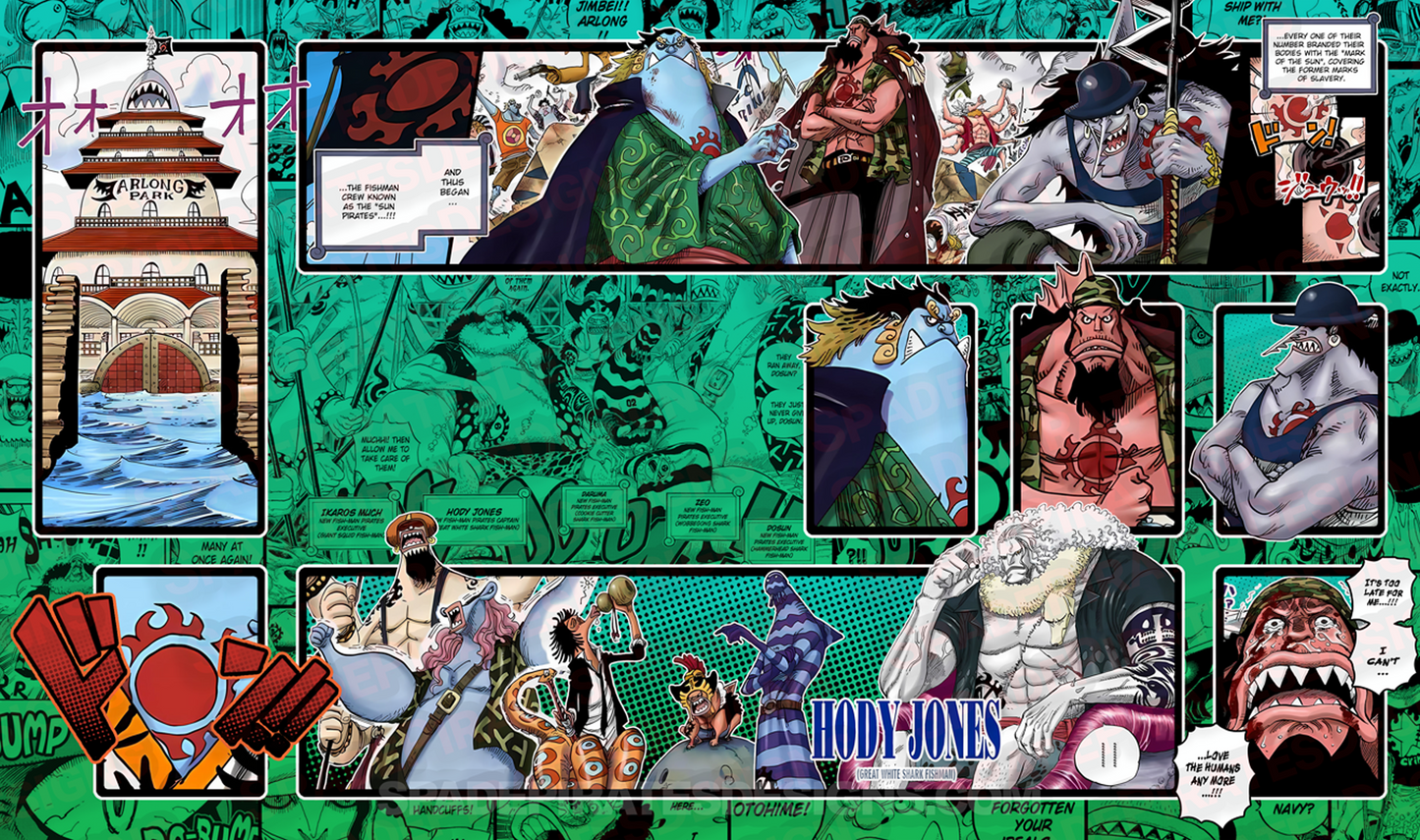 One Piece TCG Fishmen (Jinbe) Playmat