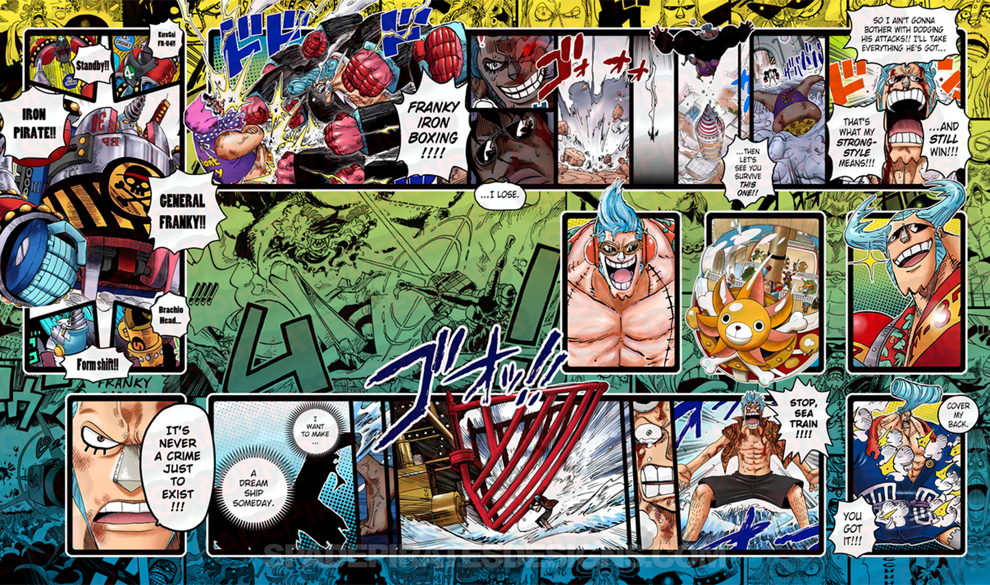 One Piece TCG Franky Playmat 3