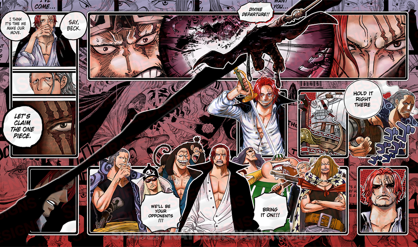 One Piece TCG Shanks Playmat