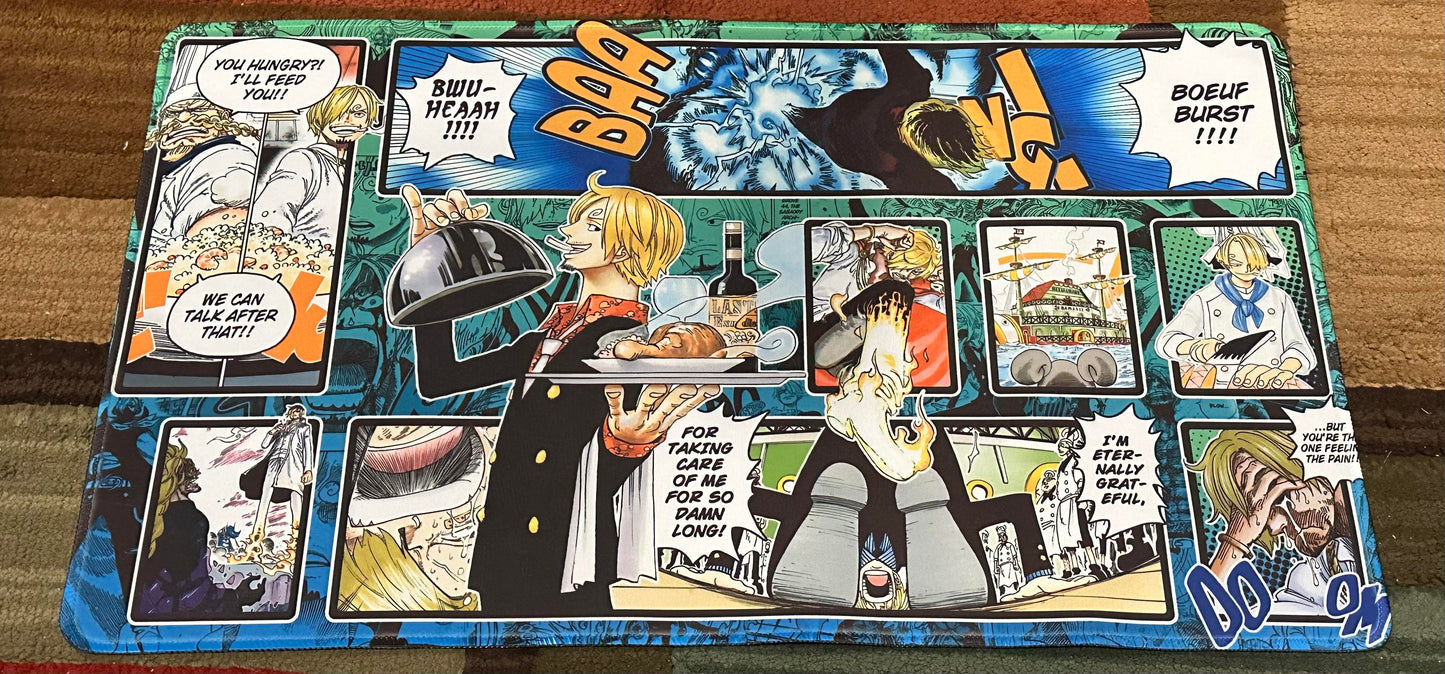 one piece tcg Sanji playmat