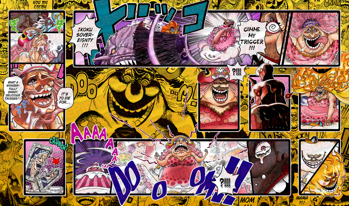 One Piece TCG Big Mom Playmat