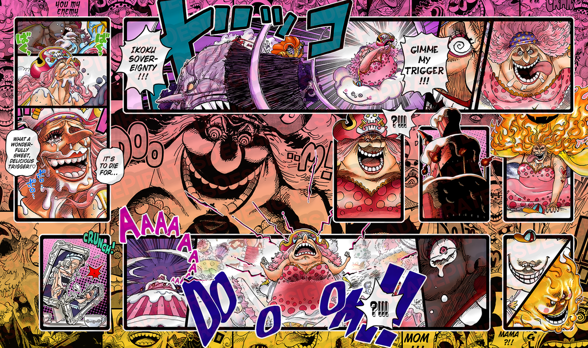 One Piece TCG Big Mom Playmat