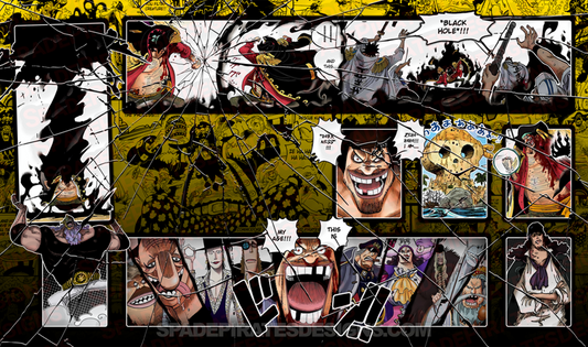 One Piece TCG Blackbeard Playmat