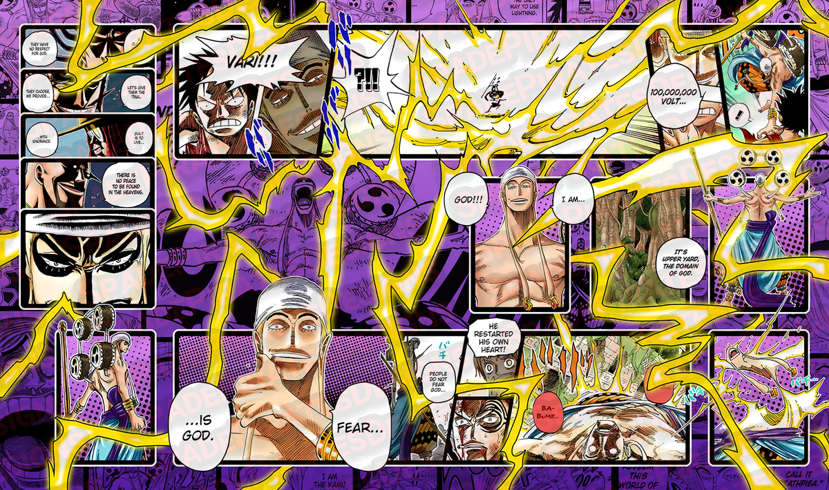 One Piece TCG Enel Playmat