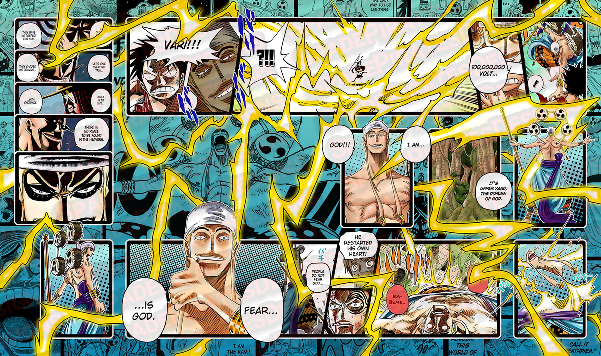 One Piece TCG Enel Playmat