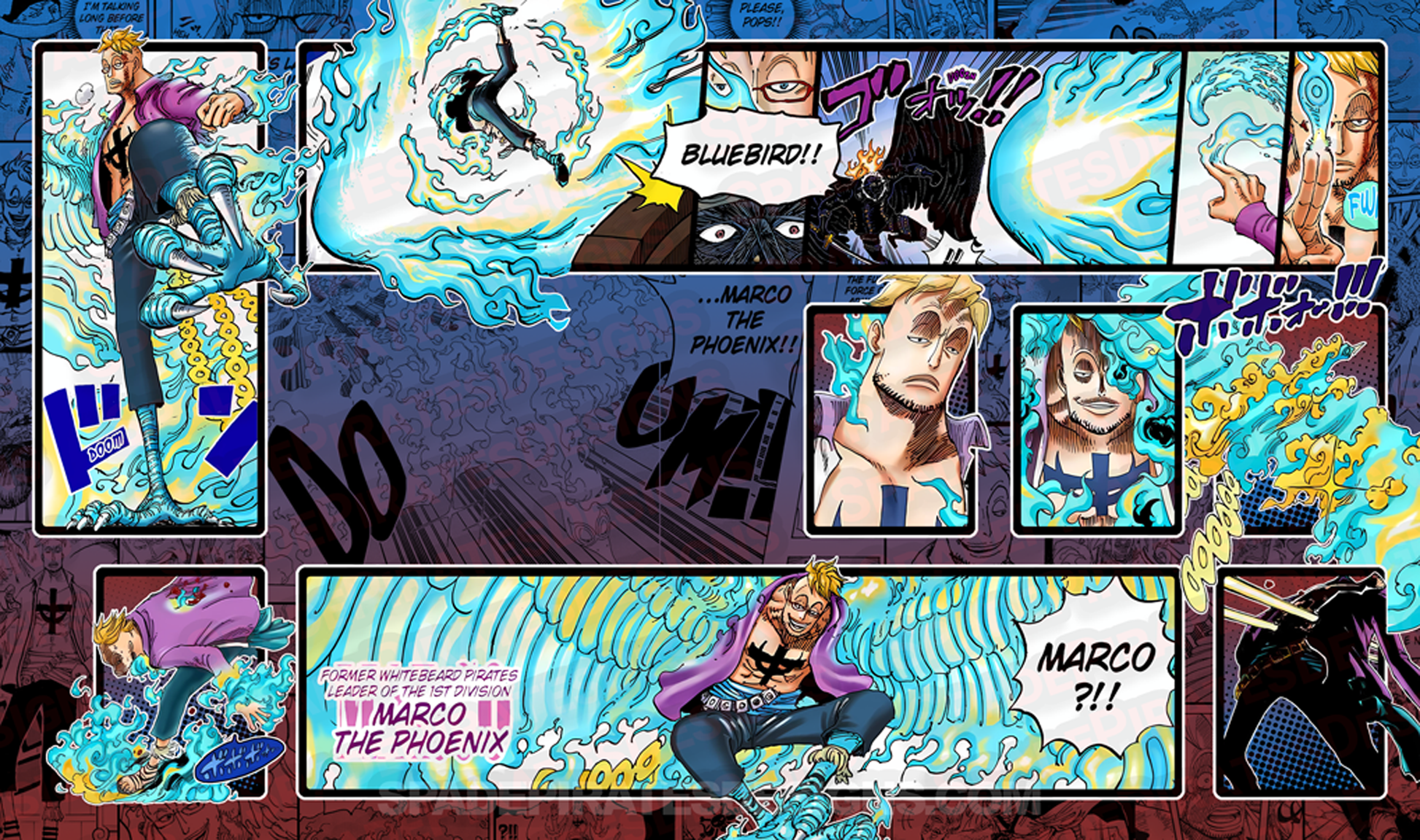 One Piece TCG Marco Playmat Version 2