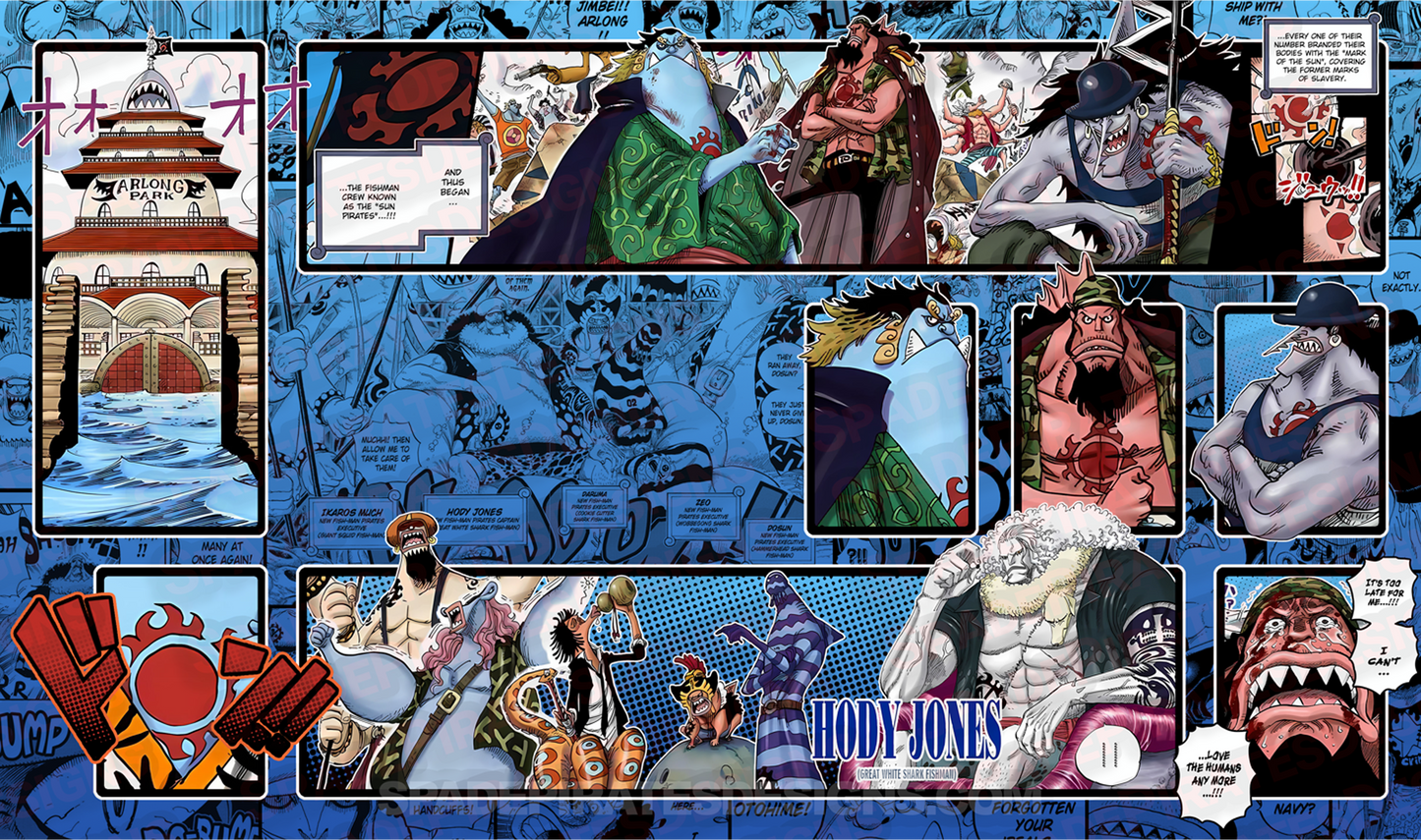One Piece TCG Fishmen (Jinbe) Playmat