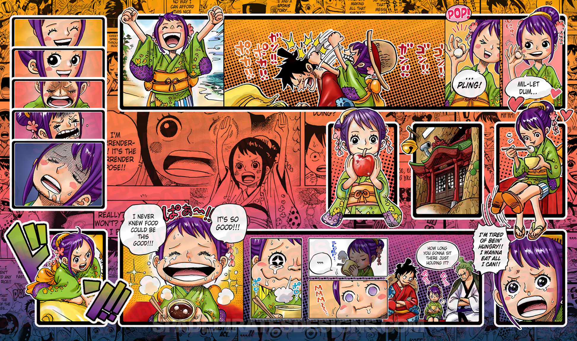 One Piece TCG Otama Playmat Spade Pirates Designs One Piece TCG Otama Playmat Spade Pirates Designs
