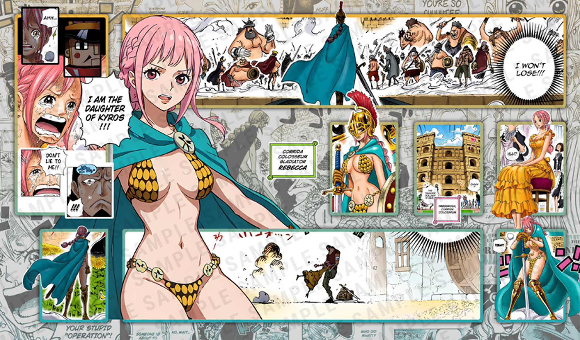 one piece tcg rebecca deck One Piece TCG Rebecca Playmat (Version 1) – Spade Pirates Designs
