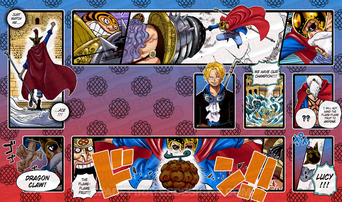 One Piece TCG Lucy Sabo Playmat