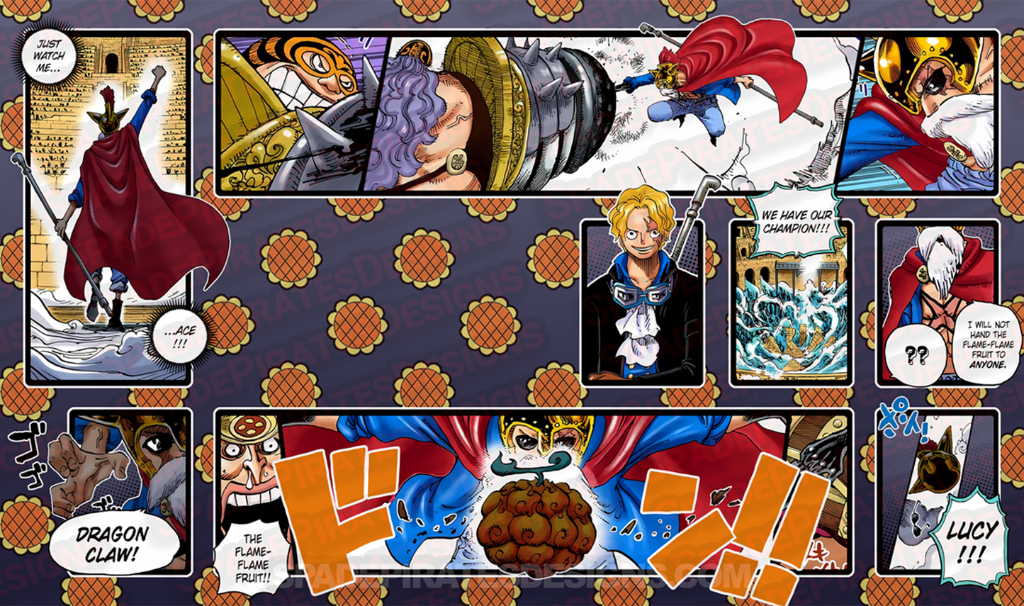 One Piece TCG Lucy Sabo Playmat