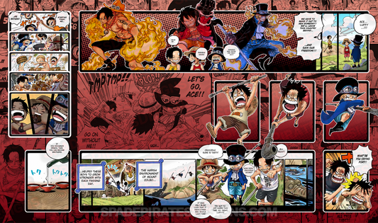 One Piece TCG Three Brothers (Luffy, Ace, Sabo) Playmat