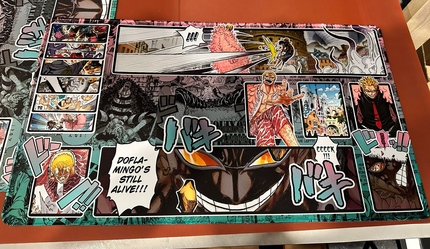 One Piece TCG Donflamingo Playmat (Version 2) Spade Pirates Designs