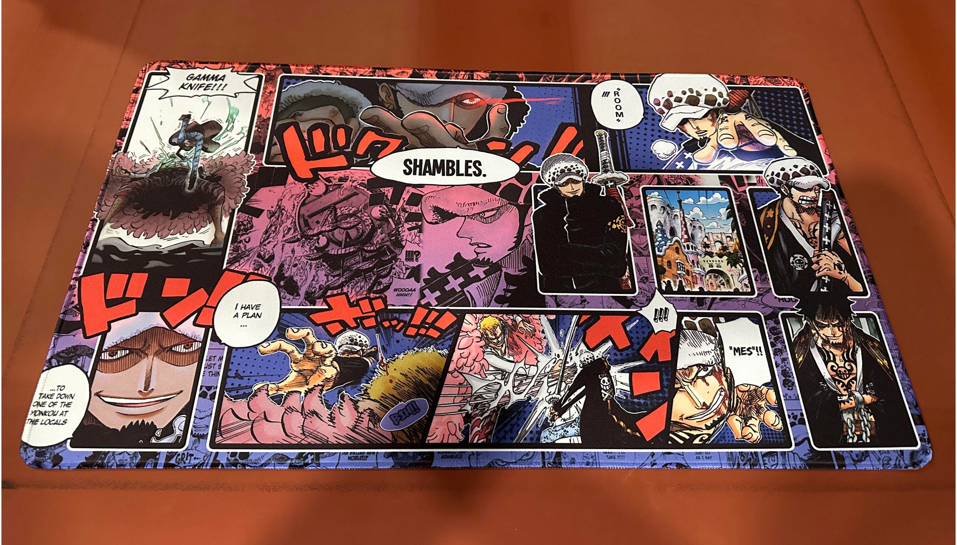 One Piece TCG Law Playmat (Version 2) Spade Pirates Designs One Piece TCG Law Playmat (Version 2) Spade Pirates Designs